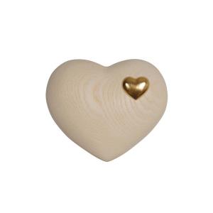 Urn Cuore ash with cuoricino gold