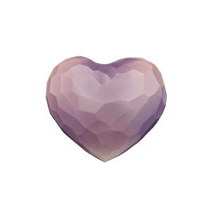 Urna Cuore spezzettata viola