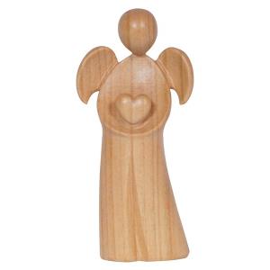 Ángel del Amor - con corazón de madera de cerezo