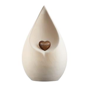 Urn Lacrima lime with cuoricino stained