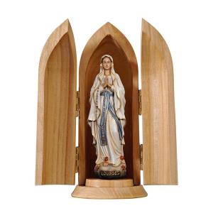 Virgen de Lourdes en nicho