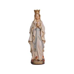 Virgen de Lourdes con corona