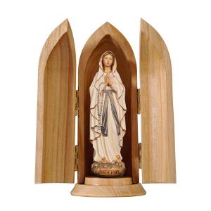 Virgen de Lourdes nueva en nicho