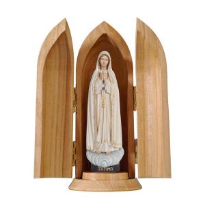 Virgen de Fátima Capelinha en nicho