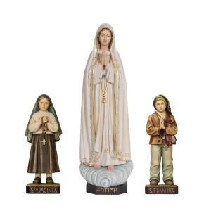 Virgen Fátima Capelinha con 2 pastorcitos