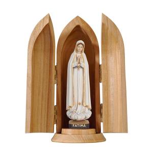 Virgen de Fátima en el nicho