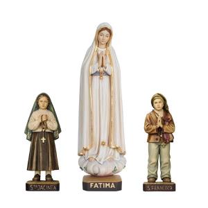 Virgen de Fátima con 2 pastorcitos