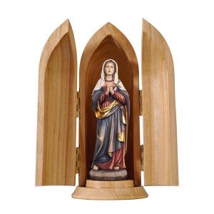 Virgen de los Dolores en el nicho