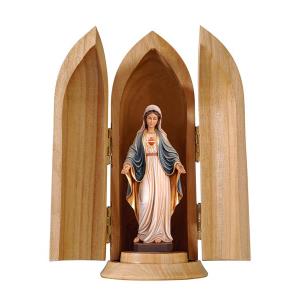 Sacred Heart of Mary in niche