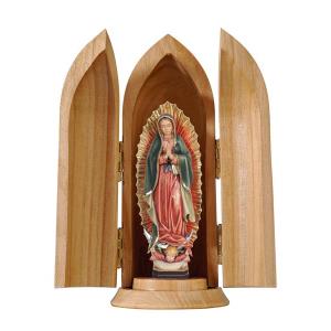 Virgen de  deGuadalupe en el nicho