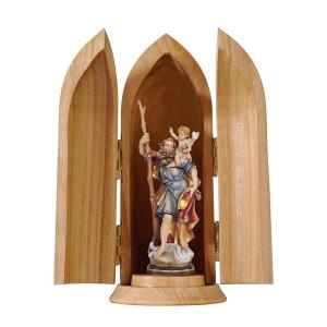 St. Christopher in niche