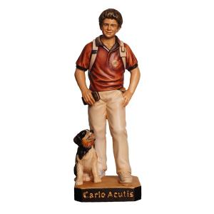 San Carlo Acutis con perro