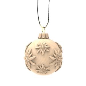 Sfera di Natale stella alpina