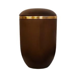 Urne Pace Linea dunkel gebeizt mit gold