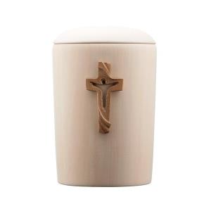 Urn Speranza lime with cross of Peace stained