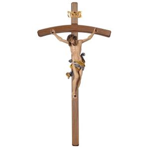 Corpus Leonardo cross bent dark stained