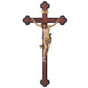 Cristo Leonardo cruz barroca envejecida