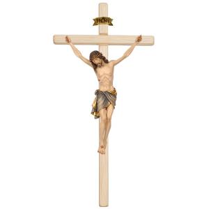 Corpus Siena cross straight light stained