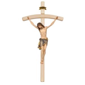 Corpus Siena cross bent light stained