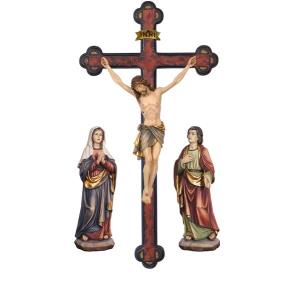 Grupo Crucifixión Siena - Cruz barroca 