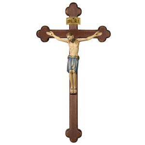 Cristo San Damian cruz barroca bruñida