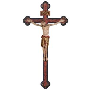 Cristo San Damian cruz barroca envejecida