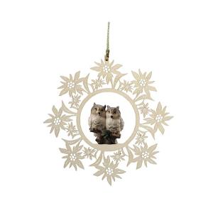 Edelweiss decor-pair of owl