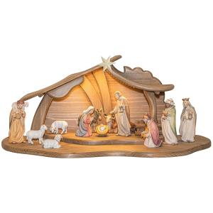 AD Set 14 pezzi Capanna Pema con led