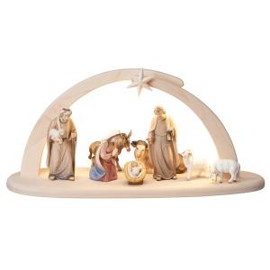 AD Set 10 pezzi-Capanna Leonardo con luci