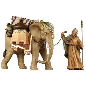 RA Conductor con elefante con equipaje