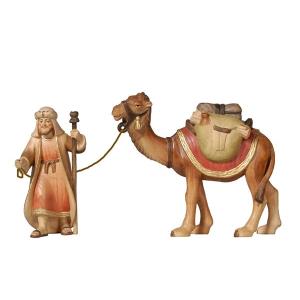 PE Treiber mit Kamel mit Gepäck
