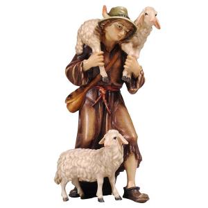 MA Pastor con 2 ovejas