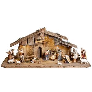 KO Nativity set 18 pcs - stable Holy Night with led