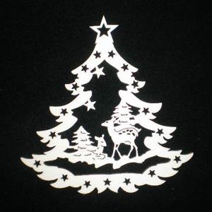 Albero con caprioli