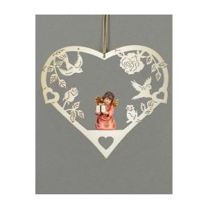 Heart-Bell angel with parcel