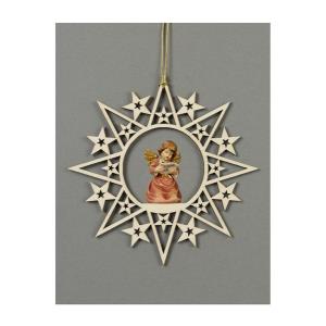 Star with stars-Bell angel with notes