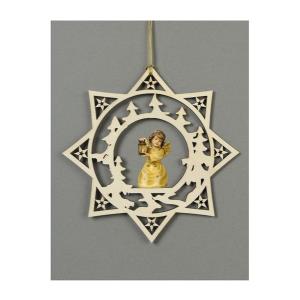 Star with trees-Bell angel with lantern 