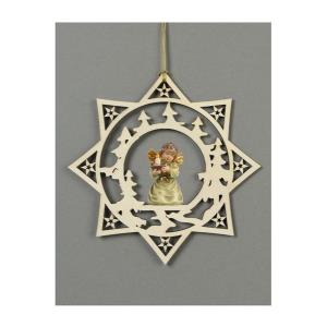 Estrella con árboles - Ángel Campana con candelabro