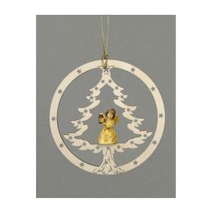 Tannenbaum-Glockenengel Laterne