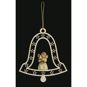 Bell-Bell angel w.candle-carrier