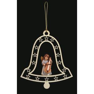 Campana - Ángel Campana de pie con contrabajo