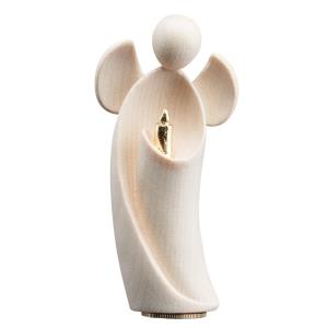 Urn angel Amore maple with candle gold