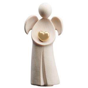 Urn angel Amore maple with heart gold 
