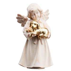 Urn angel with dog gold