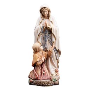 Urna Madonna Lourdes con Bernadetta