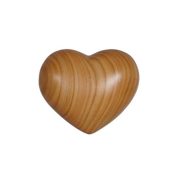 Urn Cuore cherry satined - wood