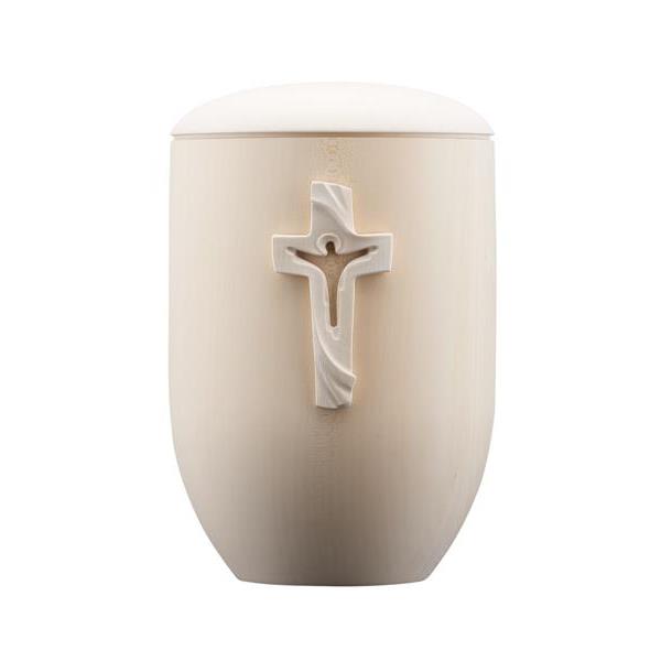 Urn Pace lime with cross of Peace - wood