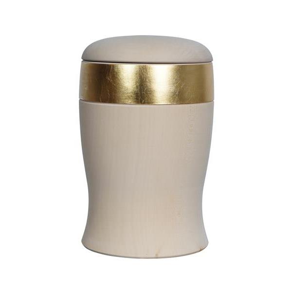 Urn Cielo Linea lime with gold - wood
