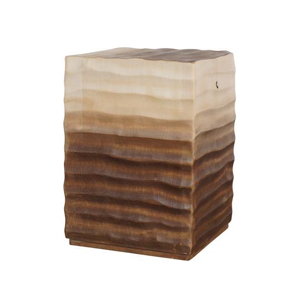 Urn Wave stained 2 color - wood