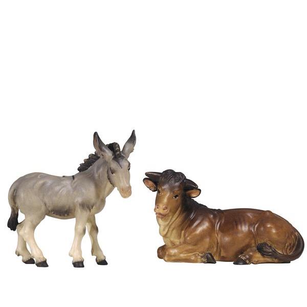 KO Ox lying and Donkey - colored